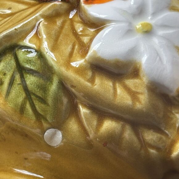 Vintage Florida Orange Blossom Souvenir Mugs Set 2 Japan Citrus Glazed Rare - Picture 8 of 13